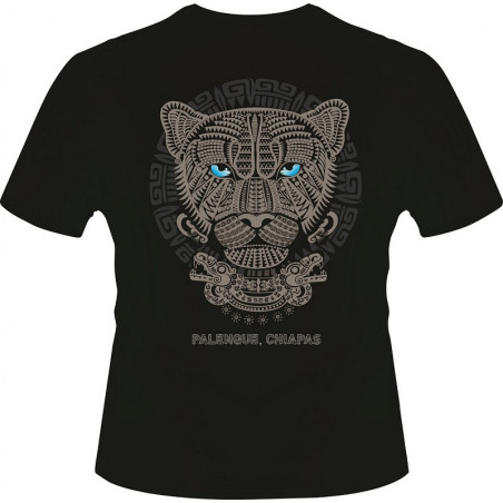 Playera negra diseño Jaguar 1