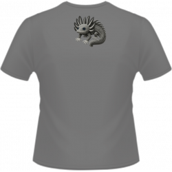 Playera diseño ajolote maya