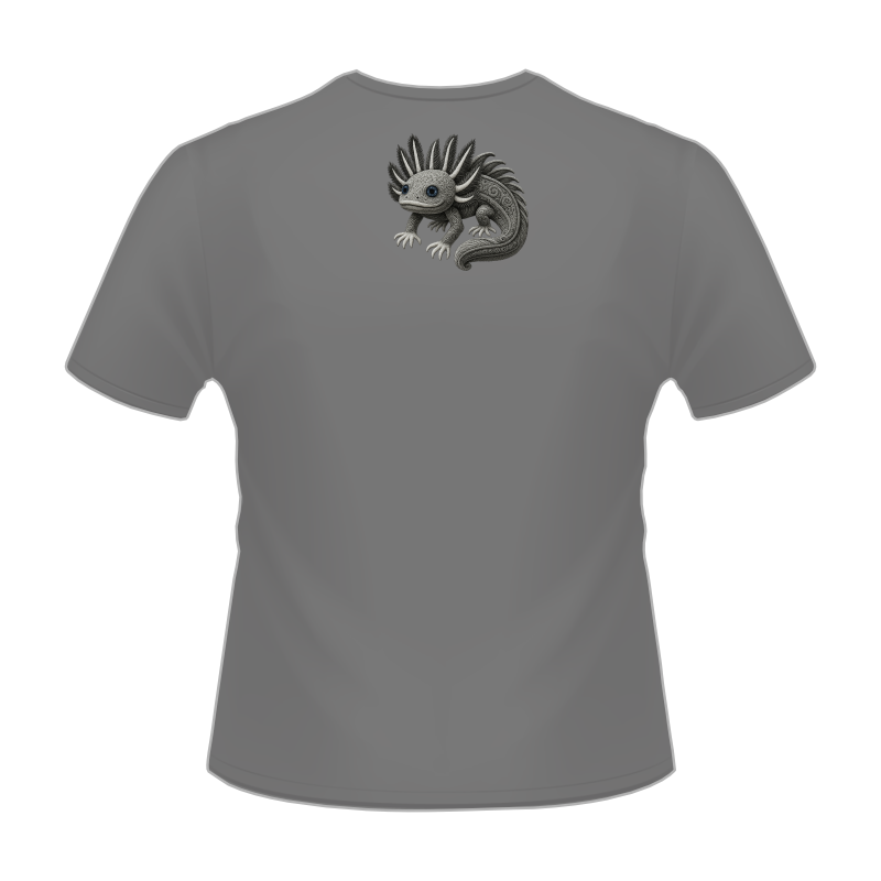 Playera diseño ajolote maya