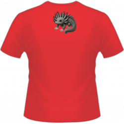 Playera diseño ajolote maya