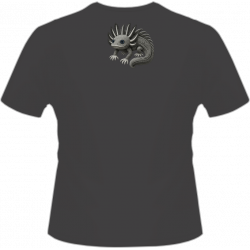Playera diseño ajolote maya