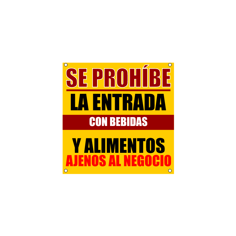 Diseño e impresión de lona publicitaria 1x1 m