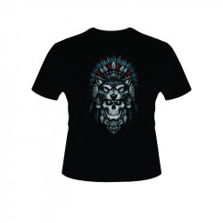 Playera Lobo-calaver-urbano